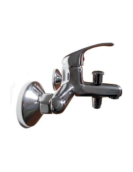 Mitigeur bain douche Priméo 3  entre axe 150mm  livré avec raccords excentriques et rosaces  chromé brillant