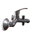 Mitigeur bain douche Priméo 3  entre axe 150mm  livré avec raccords excentriques et rosaces  chromé brillant