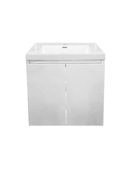 Meuble sous vasque PRIMEO 60Ccm  2 portes  suspendu ou sur pieds (option)