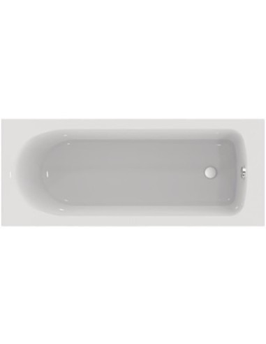 Baignoire rectangulaire VERSEAU 170X70 en acrylique blanc  posable ou encastrable
