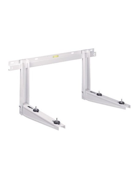 Support mural avec barre et niveau   550x375x800mm   portée 70kg par bras