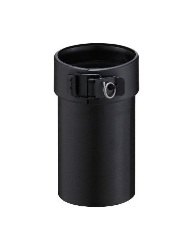 Adaptateur pour poêle (pelet ) PGI   diamètre 80mm   noir graphite (Ral 9030)