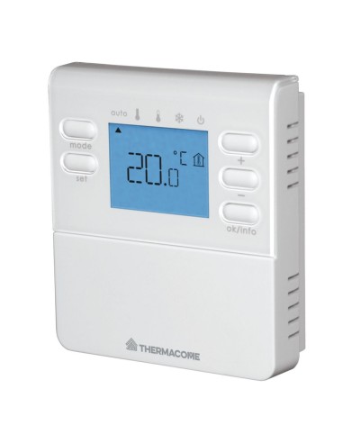 Thermostat d'ambiance digital filaire  fonction dégommage automatique