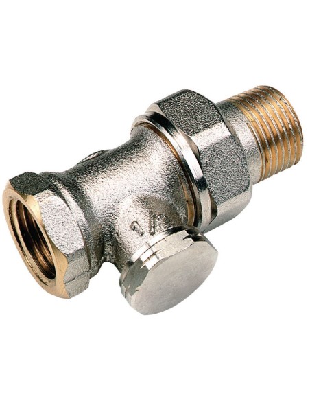 Té de réglage ALTECH laiton couleur nickelé 1/2" (15x21)