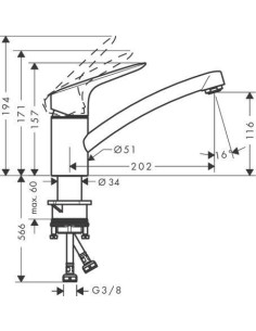 Mitigeur évier LOGIS 120 -Hansgrohé- 2
