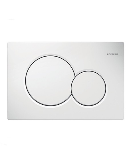 Plaque de commande pour bati support autoportant concerto 2 finition blanche