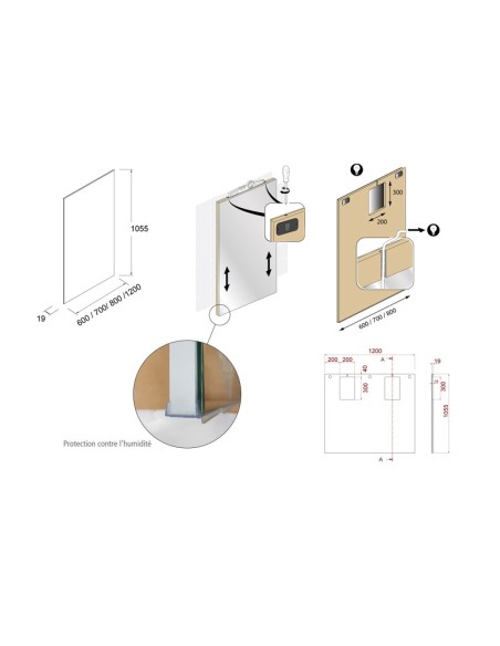 Miroir Panoramique simple Miroir Panoramique simple