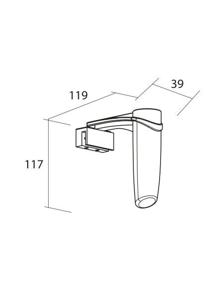 Applique led Elsa SALGAR