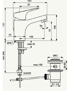 Mitigeur de lavabo Ulysse - Idéal Standard 2