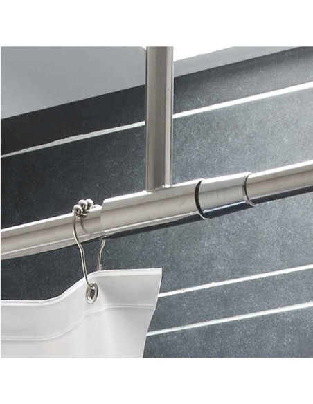 Tendeur inox pour rideau de douche - PRESTO