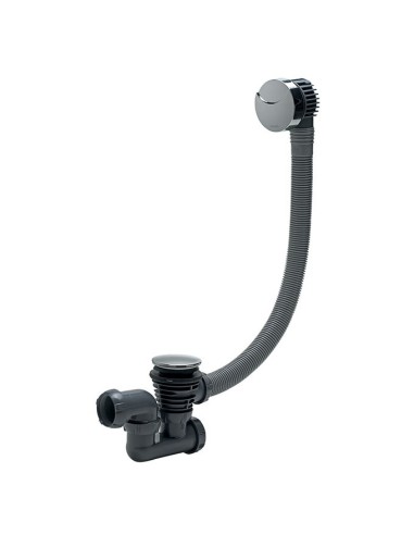 Vidage de baignoire à câble en ABS chromé - Wirquin Pro
