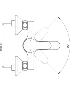 Mitigeur de baignoire mural OLYOS - Ideal standard 2