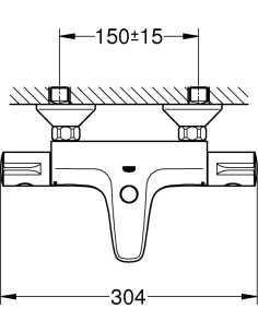 Mitigeur de baignoire thermostatique GROTHERM 800 2