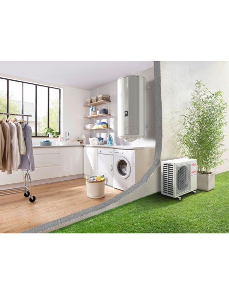 Chauffe eau thermodynamique CALYPSO split vertical mural 200 litres Chauffe eau thermodynamique CALYPSO split vertical mural 200 litres