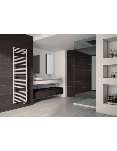 Radiateur sèche serviettes électrique Primeo 2 94,4cm x 50cm blanc 500 Watts