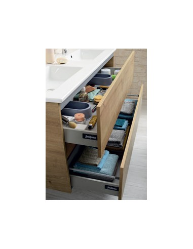 Meuble Nolita 100 cm - 2 tiroirs 7 coloris -...