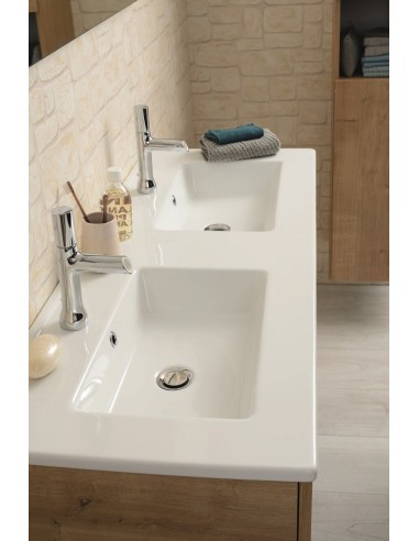 Meuble Nolita 120 cm - 2 tiroirs - double...