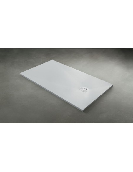 Receveur Daily'O 120 x 90 cm ardoise blanc - Alterna