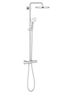 Colonne de douche thermostatique Chromé Tempesta Syst 250...