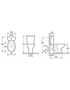 Pack WC Cuvette Brive sortie horizontale Blanc - Jacob... 2