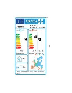Unité extérieure de pompe à chaleur air/air Altech...