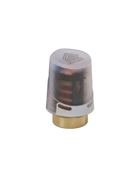 Thermomoteur 1 Watt 230 volts collier acier Plancher mur plafond chauffant et rafraîchissant basse température.