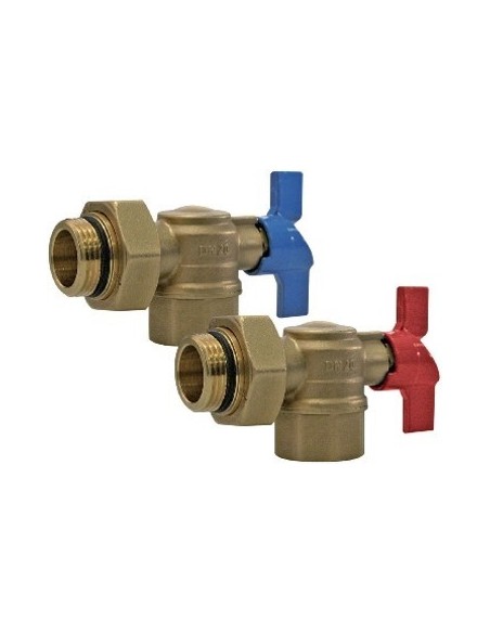 Ensemble de 2 vannes d'isolement pour collecteur